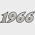 G3 Boat Decal Sticker 73404905 - DLX 1966 Silver Black 5 Inch