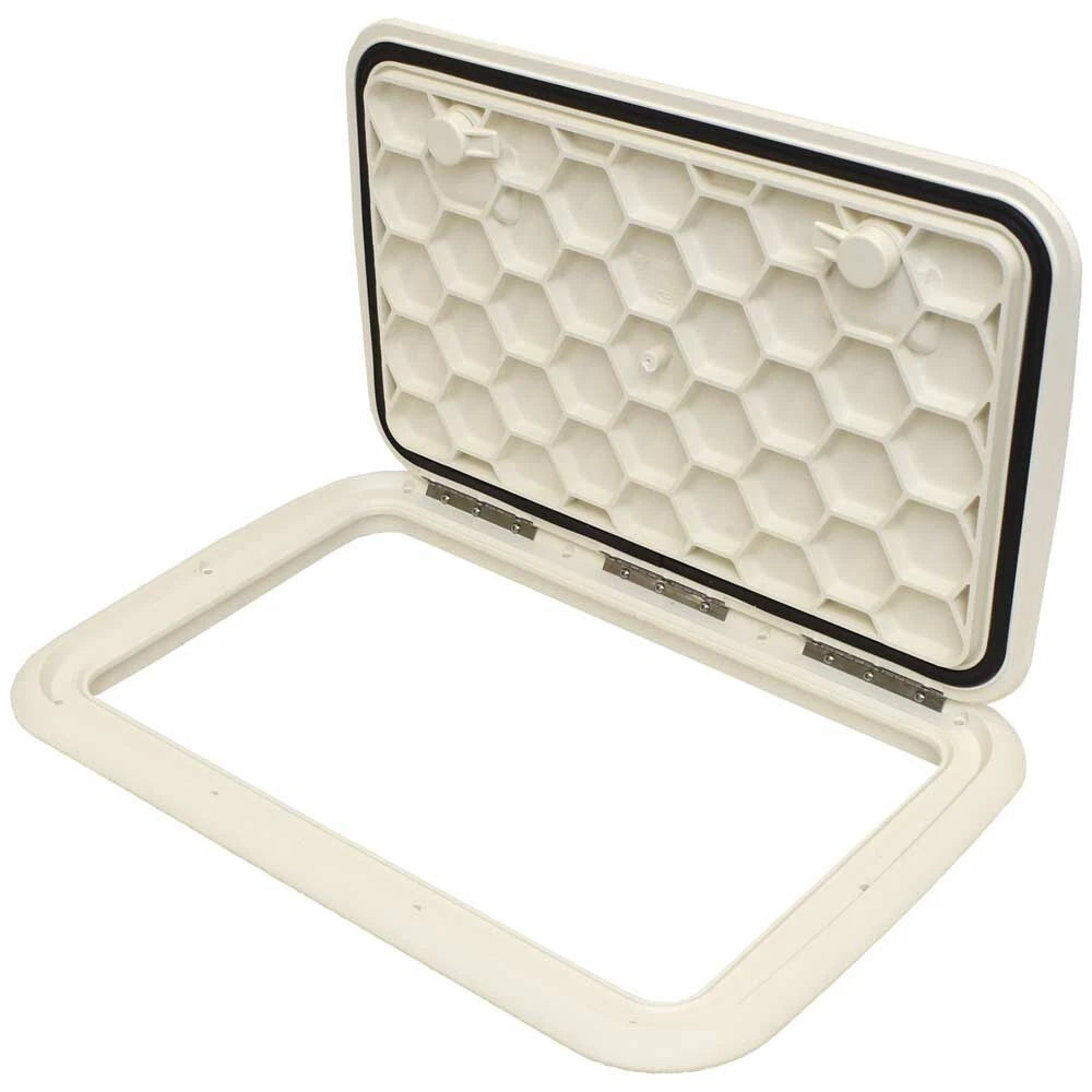 Jim Black Boat Deck Hatch 581-1320-04 - 13 X 20 Inch Arctic White