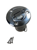 Isure Marine, 2" (50mm) Fuel Deck Fill Cap Keyless, Thru Hull SS - OEM
