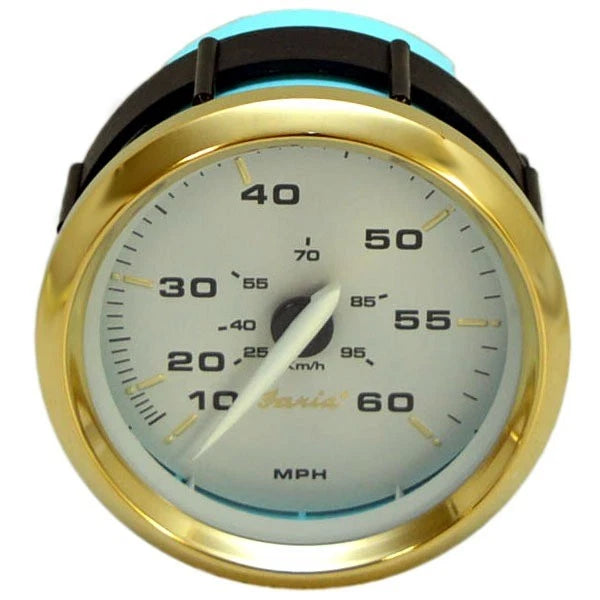 Faria Boat Speedometer Gauge SE9979A - Larson 2266-9979A Kronos Gold