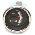 Teleflex Boat Trim Gauge 780816PMFB - Sterling Silver Suzuki 2 Inch