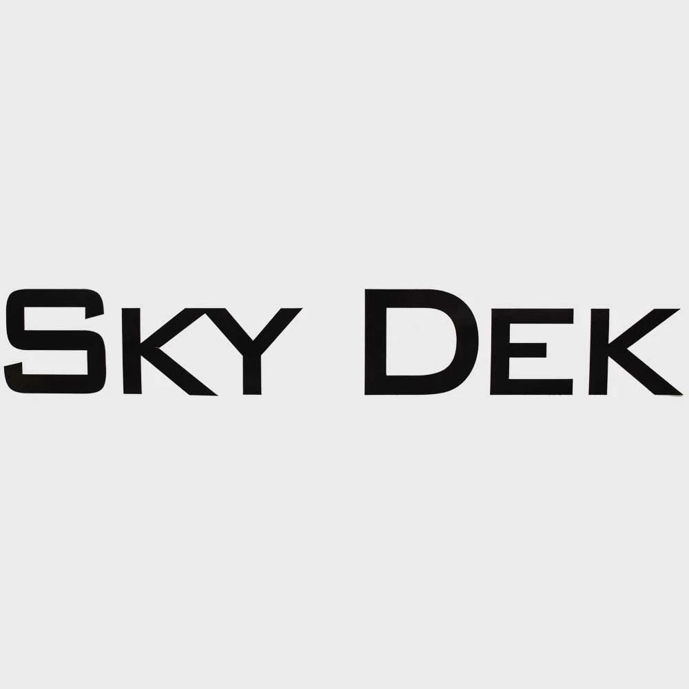 Premier Pontoon Boat Decal 30004025 - Sky Dek Metallic Black Sticker