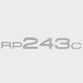 Ranger Boat Raised Emblem Decal 302661 - RP243C Reata 2017 Silver Sticker