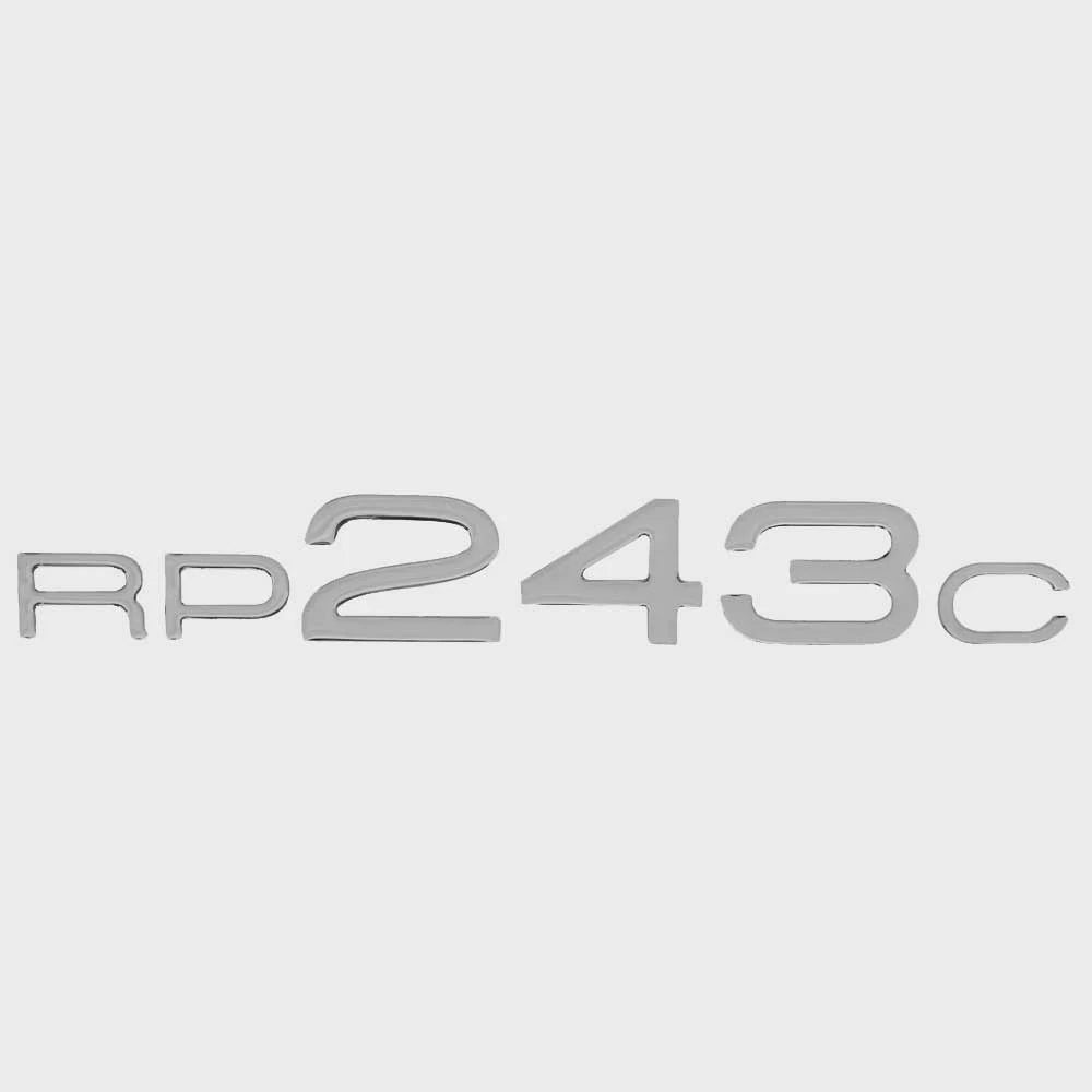 Ranger Boat Raised Emblem Decal 302661 - RP243C Reata 2017 Silver Sticker