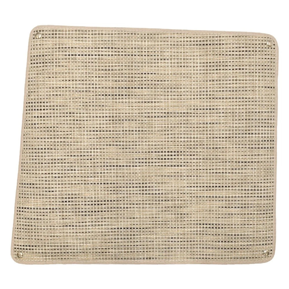Cobalt Boat Snap-In Mat 407331 - Syntec Beige Woven Vinyl