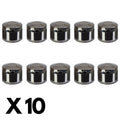 10 Pack Whites Chrome Oil Filter for Harley FLH Electra Glide Special 1984
