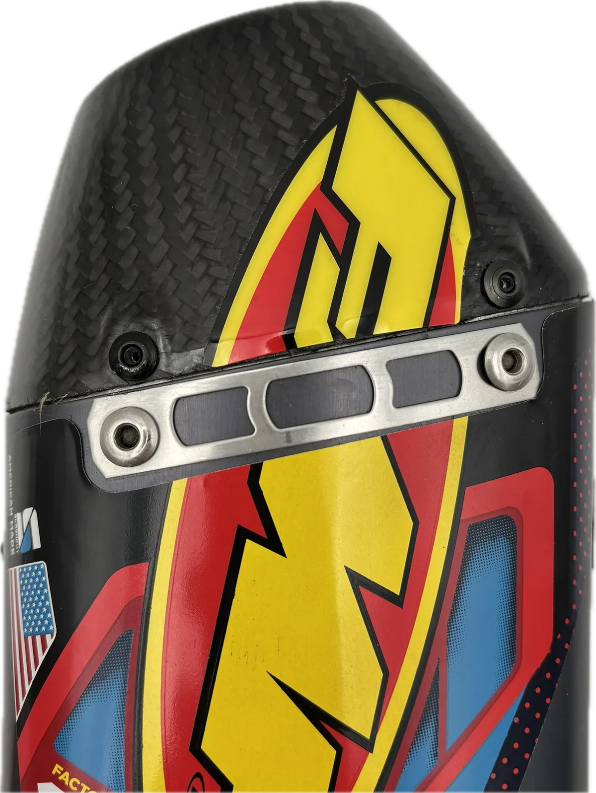 FMF Carbon Cap 4.1 Style Offroad End Cap for Dirt Bikes & ATV