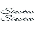 Rinker Boat Decal VS92080402-GR - Siesta Forest Green Vinyl (set of 2)