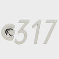 Bryant Boat Raised Sticker Decal U37966-03 - Emblem 317 Chromax White