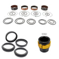 Complete Front Fork Rebuild Kit for Suzuki RMZ450 2015-2017 56- with Driver