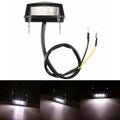 1x 3 LED Motorcycle Rear Tail License Number Plate Light Lamp 12V