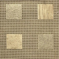 Four Winns Boat Fabric 047-0979 - Greco Bads Squares 56 3/4 Inch (YD)
