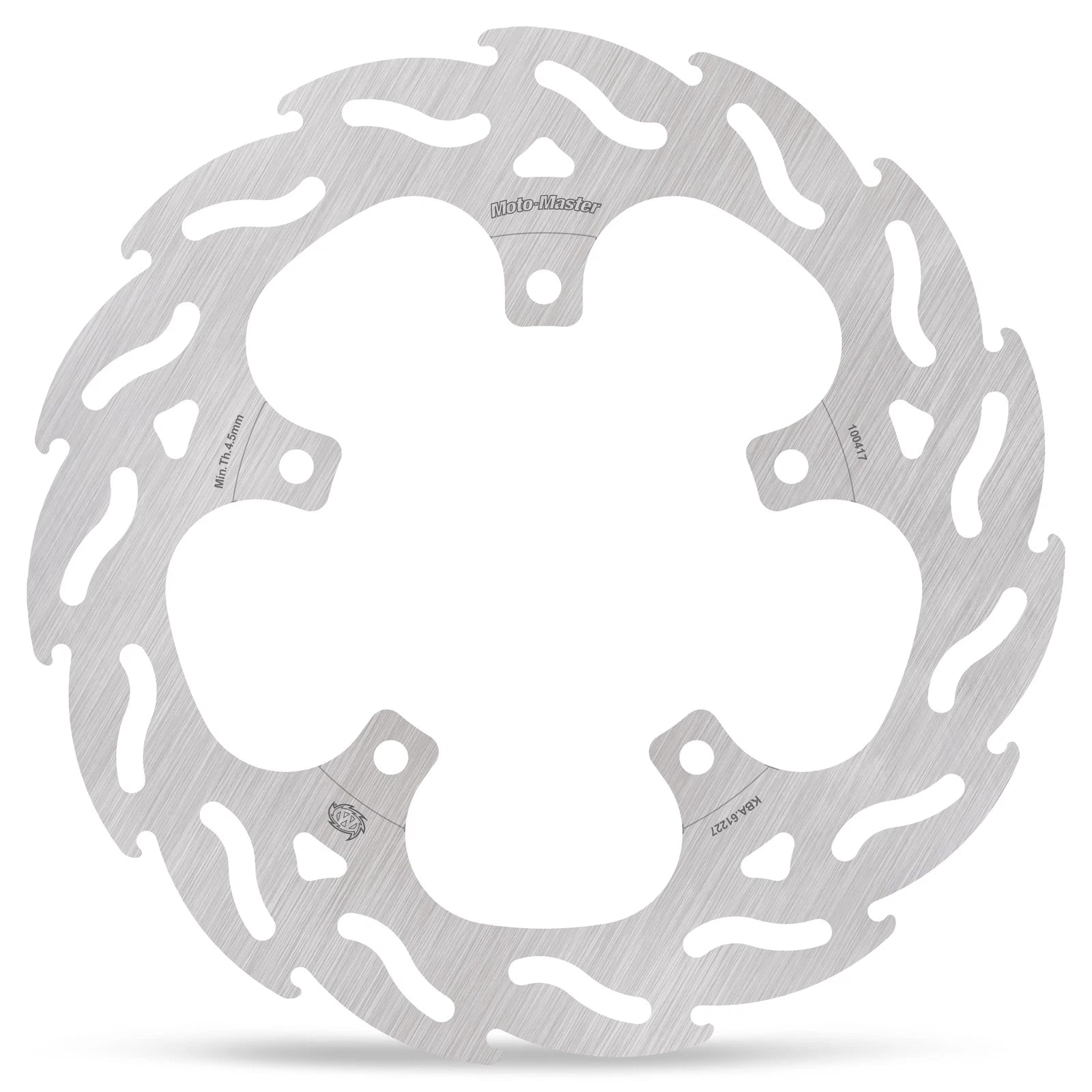 Moto Master Rear Flame Brake Disc for Aprilia Shiver SL 750 2010-2016