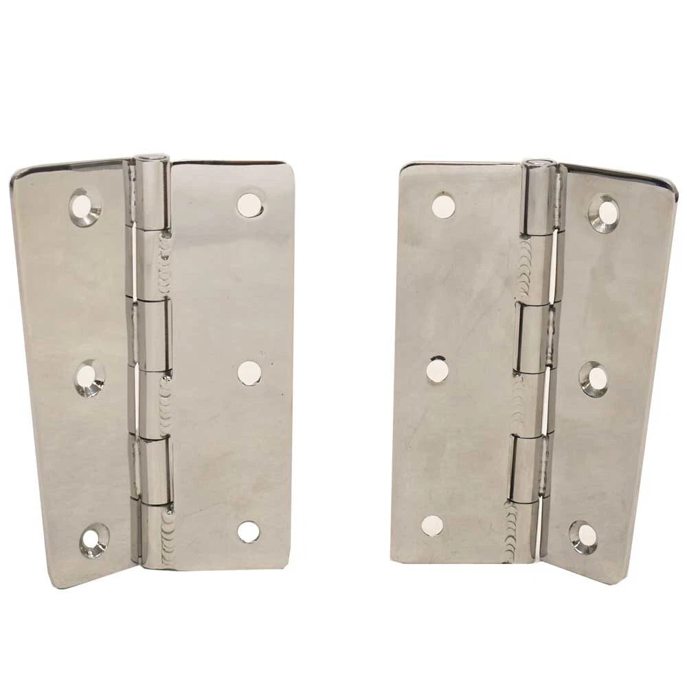 Rinker Boat Engine Hinges 220876 - 10 Gauge Stainless Steel (pair)