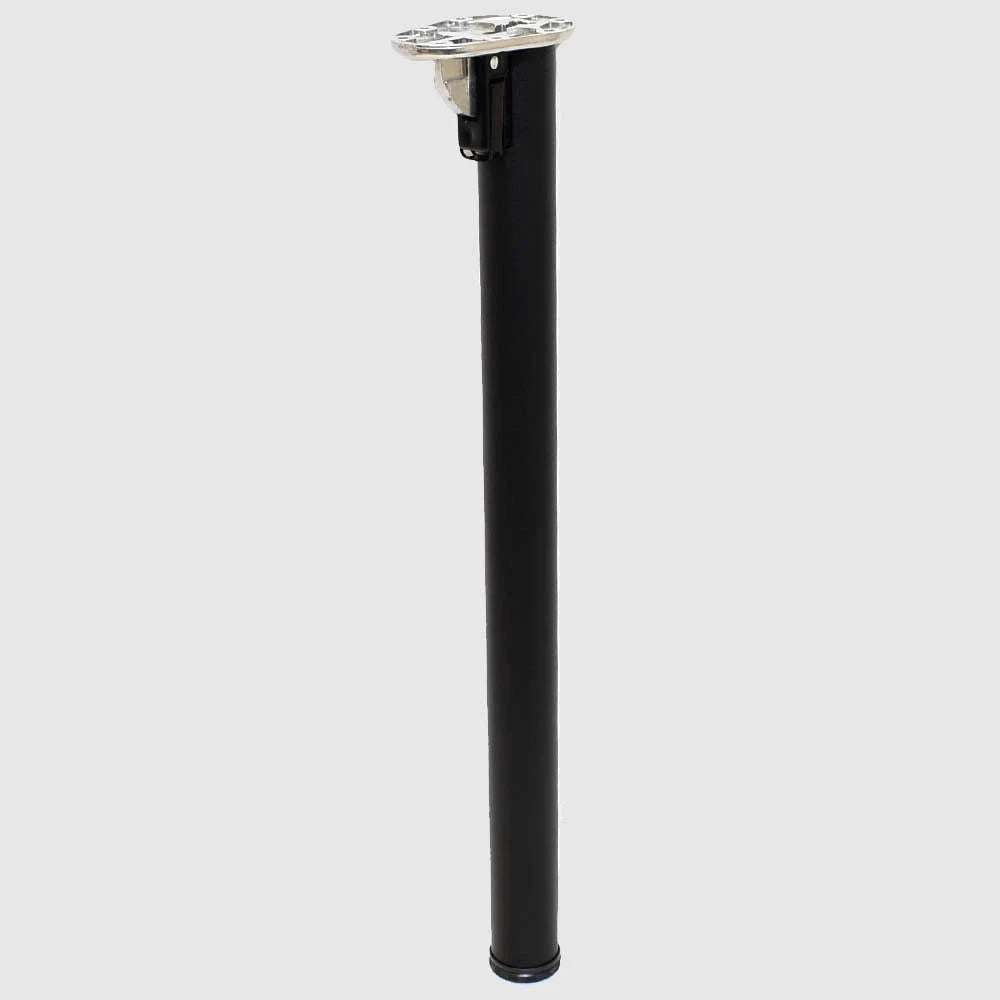 Richelieu Boat Folding Table Leg 65671090 - 28 Inch Black Aluminum