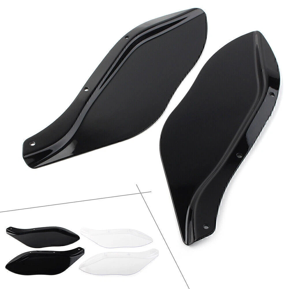 Pair Side Fairing Windshield Air Deflector for Harley Street Electra Glide 96-13