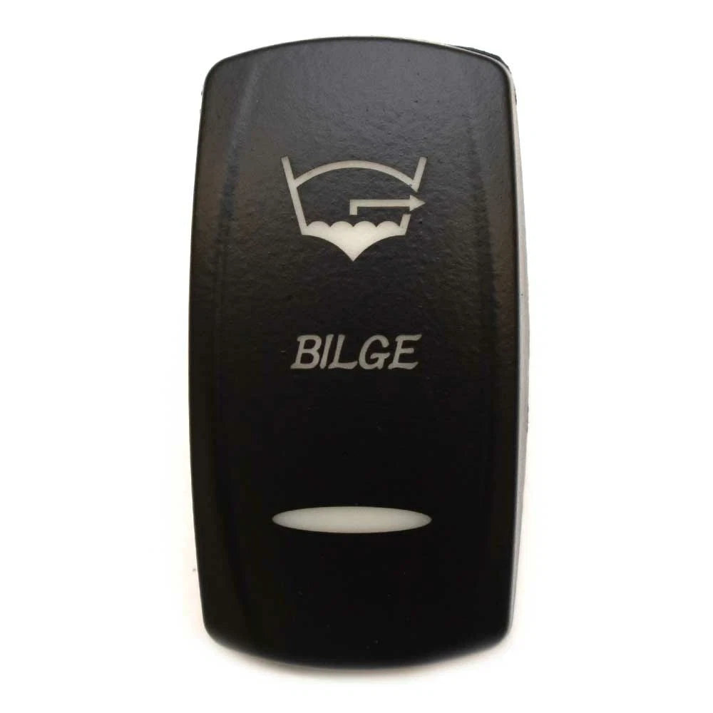 Godfrey Boat Rocker Switch Cover 458056 - Bilge Actuator Black White