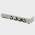JL Audio Boat Speaker Emblem Badge - White 3 Inch Logo