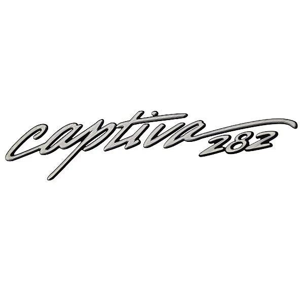 Rinker Boat Decal - Captiva 282 Gray - Black Sticker