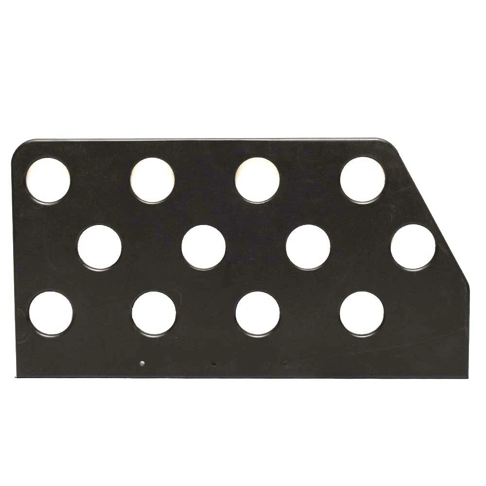 Tracker Boat Rod Holder Plate - 17 X 9 Starboard Black Panel