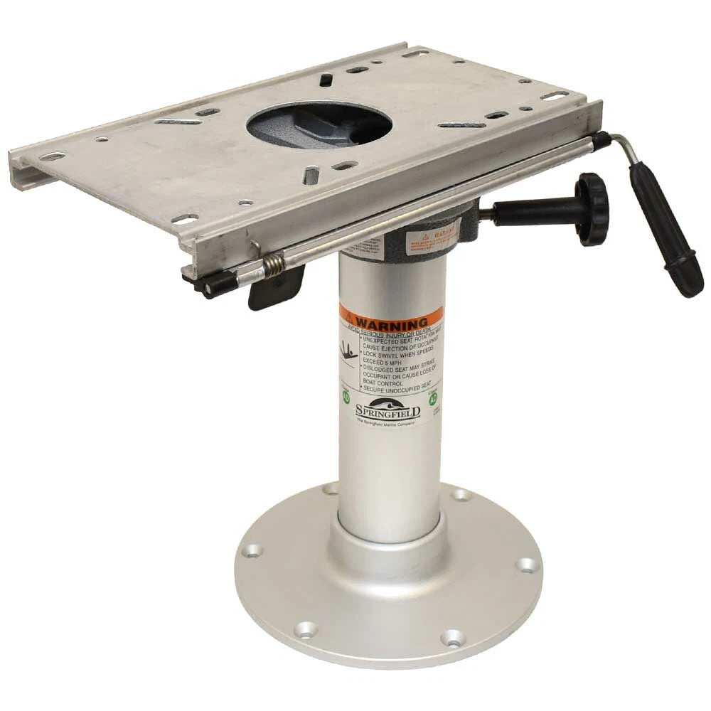 Springfield Boat Seat Pedestal 1280112-SMAL - Fixed 2 7/8 X 13 Inch
