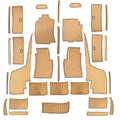Fountain Boat Non Skid Mats 21040 - Tan Black Foam Rubber (31 PC)
