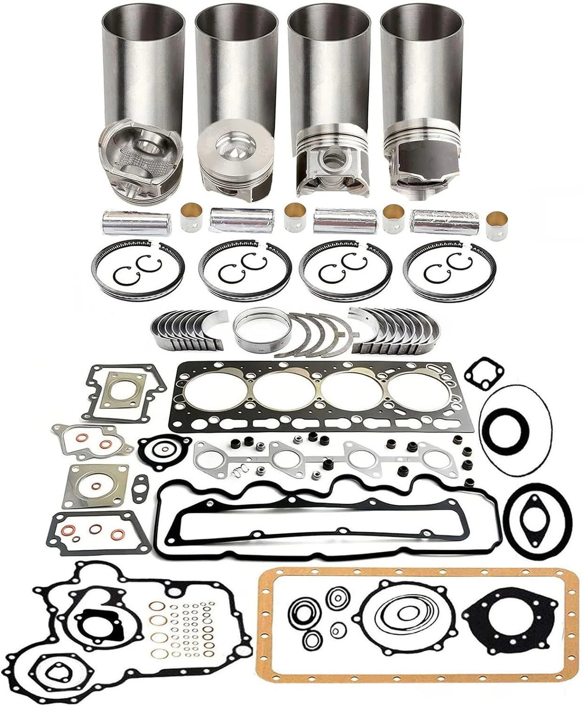 Rebuild Kit (piston 1G557-21110) for Kubota V3300 V3300-DI V3300DIT Engine
