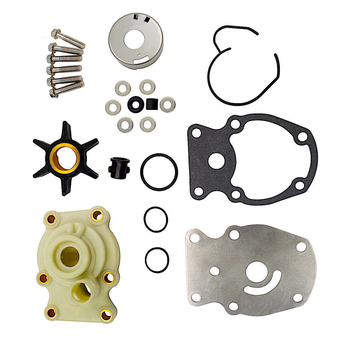 Water Pump Impeller Kit Fits Johnson Evirude 20 25 30 35 HP Outboard 393630