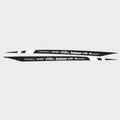 Supra Boat Graphic Decals - Black White Stickers (set of 2)