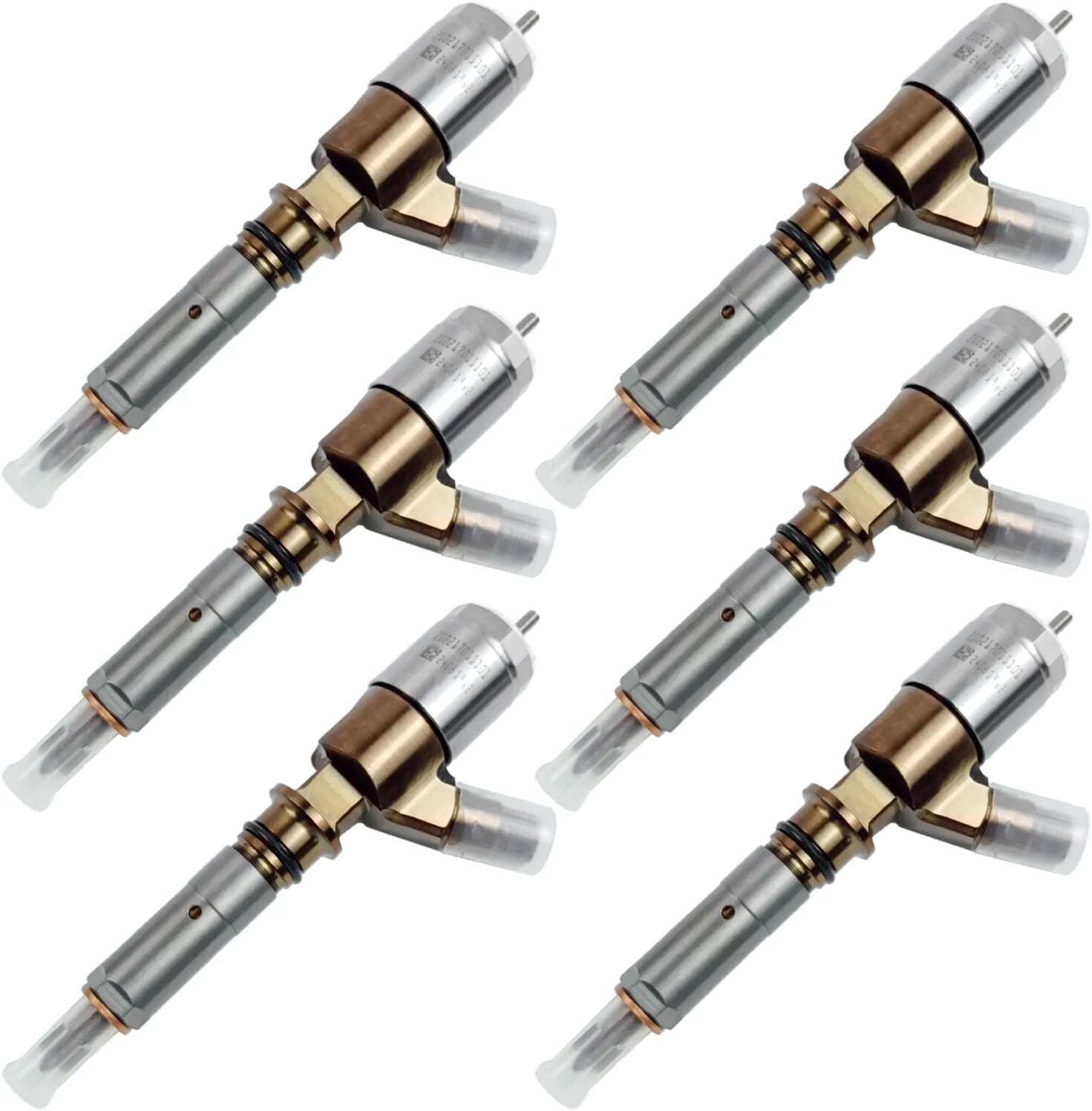 6X Fuel Injector 2645A745 for Perkins 1106D-E66TA Massey Ferguson 5465 5475 6465
