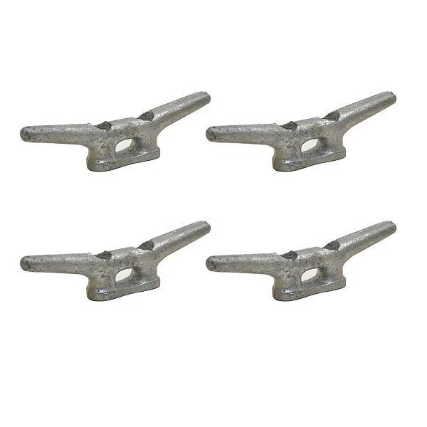 MI Boat Cleats 92100 - 6 Inch Galvanized Iron (set of 4)