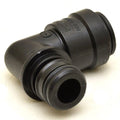 Seatech Boat Elbow Pump Connector 2476-15 - Sea Ray 15 Mm Black