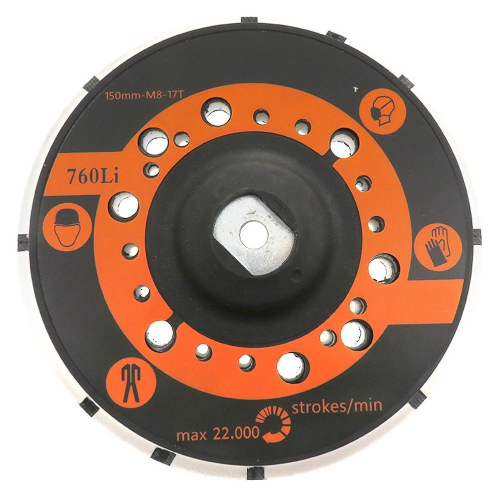 6 Inch Sanding Pad with 45 Holes for Pneumatic Sander and for Woodworking Tasks
