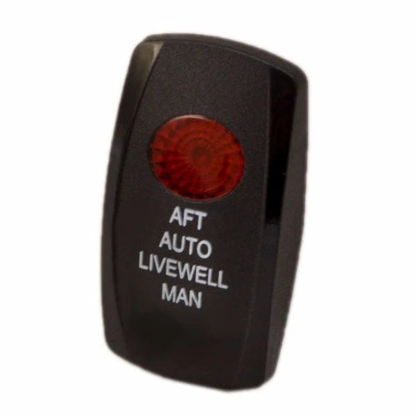 Carling Boat Contura V Rocker Switch Actuator - Aft Livewell Lighted