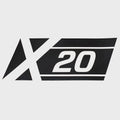 MasterCraft Boat Decal 755432B - X20 Black Sticker