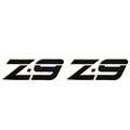 Tahoe Boat Z-9 Raised Emblem Decal - 22 X 8 Inch (pair)