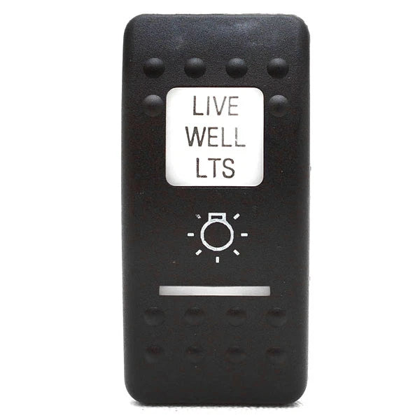 Carling Boat Rocker Switch Cover - Livewell Lights Actuator
