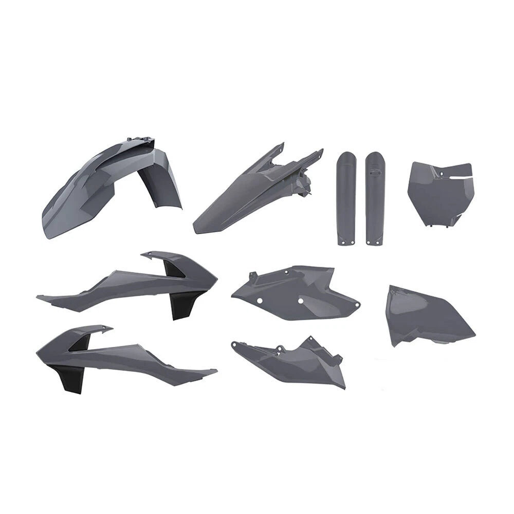 Polisport Grey MX Plastic Kit for KTM 125 XC-W 2017-2018