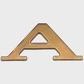 Maxum Boat Letter Decal - Reflective Gold Sticker
