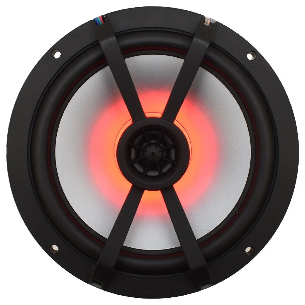 Kicker Boat Coaxial Marine Speaker 45BKM614L - BKM61 6 1/2 Inch RGB