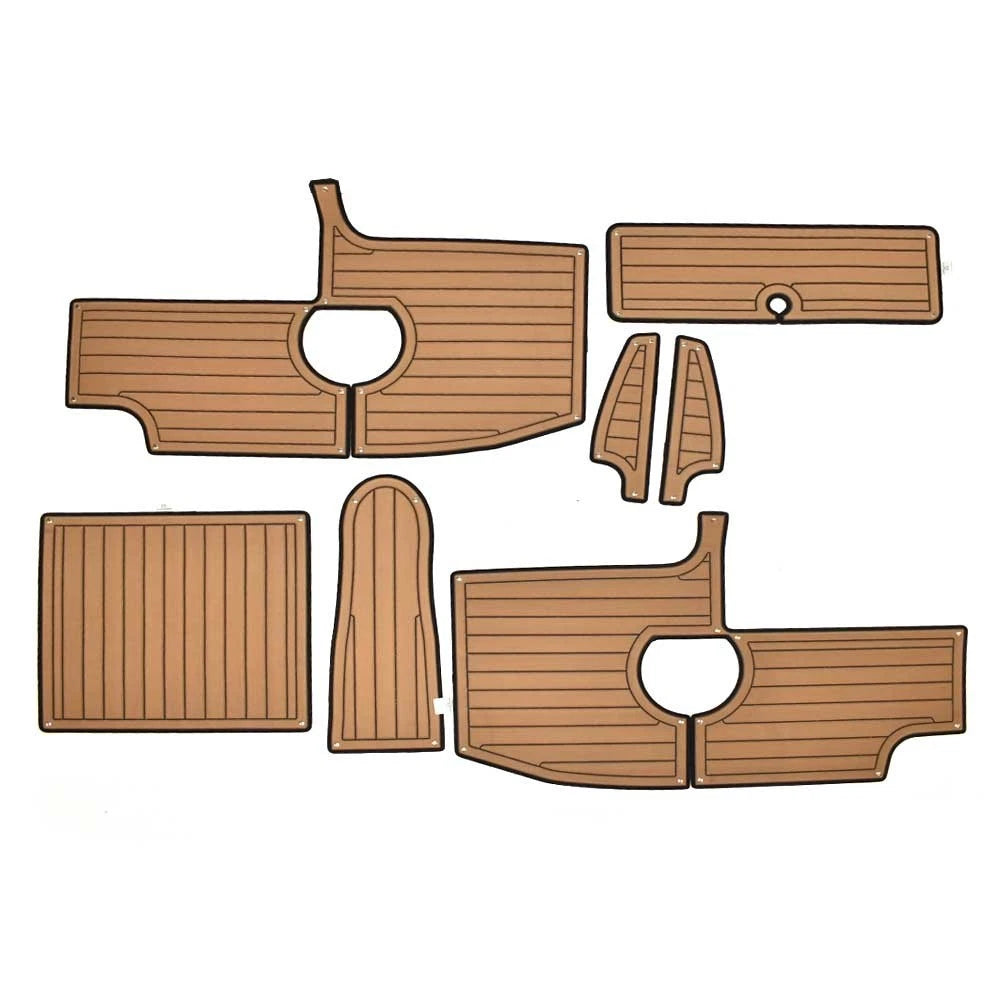 Larson Boat Non-Skid Deck Mats 8138073 - LX 160 Cockpit Camel (7 PC)