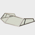 Parker Boat Glass Windshield 7702-B - 72 5/8 X 17 X 58 1/2 Inch (4PC)