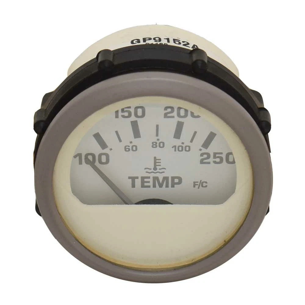 Faria Boat Water Temperature Gauge GP9152A - Nantucket 2 Inch
