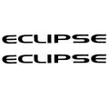 Ski Centurion Boat Brand Decals - Eclipse Black 12 1/4 Inch (set of 2)