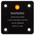 Skier's Choice Boat Oil Pressure Indicator Panel 103884 - 2 1/4 Inch