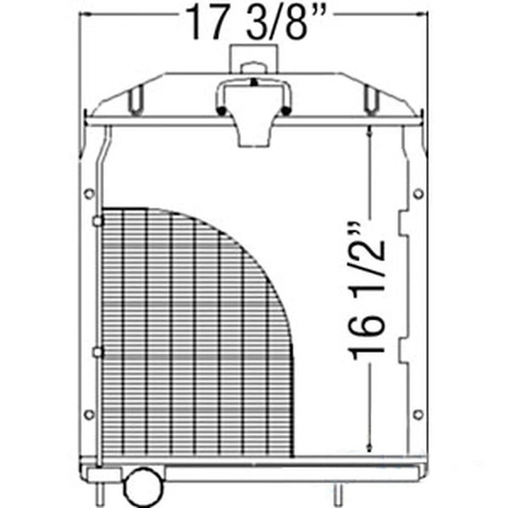 R2771 Radiator Fits IH - Fits FARMALL