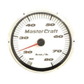 MasterCraft Boat Speedometer Gauge 500912 - Medallion 4 1/4 Inch White