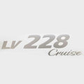G3 Boat Model Decal 73404872 - LV 228 Cruise Silver Sticker