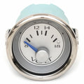 Veethree Boat Volt Meter Gauge 78904PDFB - 18 Volt 2 Inch Silver