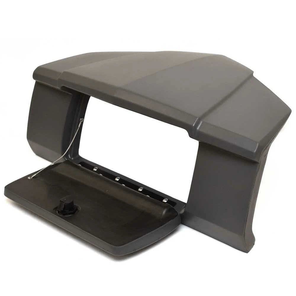 Chaparral Boat Glove Box Panel - 23 X 9 Inch Gray Faux Leather